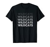 Vintage Wildcats Text Design In Multi Colors