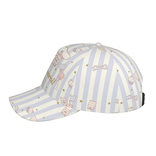 Lkuzloh Anime Women Baseball Cap For Girls Kawaii Adjustable Hat Cute Washable Sport Caps Summer Dad Cap #TOP4
