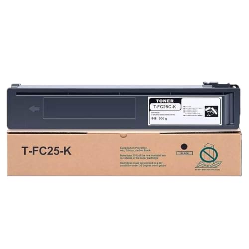 Toner noir T-FC25 de 500g pour réparer les impressions claires sur copieur 3540C