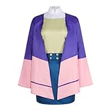 Anime Mei Kim Anouk Takanashi Cosplay Costume Jacket Uniform Women Halloween Party (Pink, Customize)