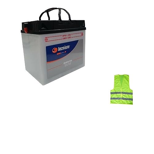 COMPATIBILE CON MOTO GUZZI V35 GT 350 per anno 1987 al 1993 BATTERIA TECNIUM 25AH AMPERE 12 VOLT BATTERIE 52515=53030 FORNITA COMPLETA SPECIFICA MOTO 190X130X171MM
