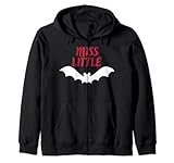 Miss Little Batwoman disfraz de Halloween Batty Scary Sudadera con Capucha