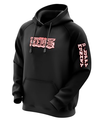 Image of fanideaz Mens Cotton Anime Sleeve Printed Hooded Sweatshrits for Men