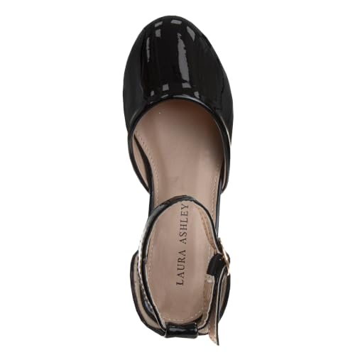 Image of Josmo Girls Low Heel Dress Pumps Crystal Strap Formal Wedding Sandals Flower Girl Shoes for Toddler /Little Kid /Big Kid