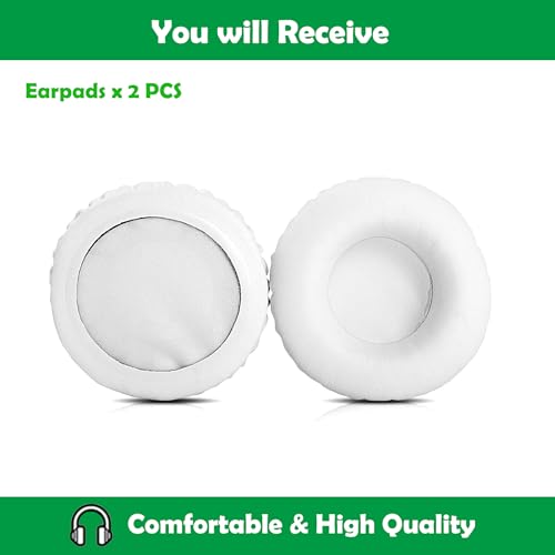 Almohadillas de recambio profesionales compatibles con Pioneer HDJ2000 HDJ1500 HDJ1000 Auriculares, con cuero proteico más suave/espuma viscoelástica miniatura 4