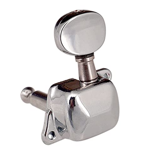 Myhoomowe Mécaniques semi-fermées 6R Chevilles d’accordage en métal chromé pour accessoires de guitare - Les Beatles, Paul McCartney, John Lennon, RIngo Starr, George Harrison Myhoomowe Mécaniques semi-fermées 6R Chevilles d'accordage en métal chromé pour accessoires de guitare – Image 5