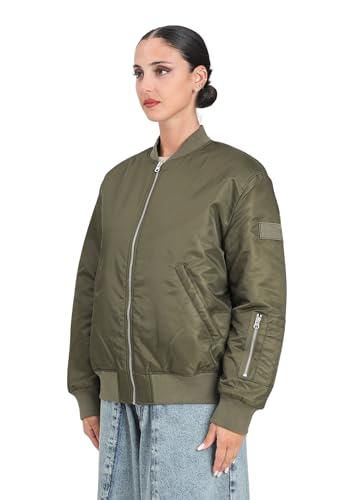 MAISON MARGIELA MAISON MARGIELA Bomber verde per donna, ragazzi e bambini con Patch Numeric 12A - S