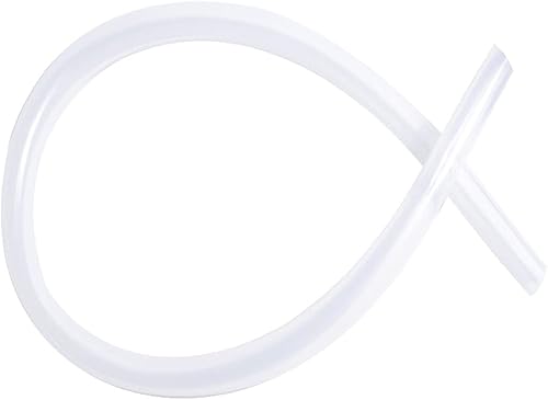 Eoiips Tubo de silicona de 316 pulgadas de diámetro x 516 pulgadas de diámetro, manguera de tubo de alta temperatura de grado alimenticio para