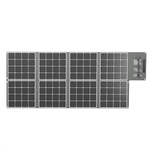 Renogy 400W Portable Solar Panel Foldable Monocrystalline Solar Blanket Huge Power Solar Panel Sunpower Solar Cells 23.7% High Efficiency for Power Station Outdoor Camping RV Solar Generator