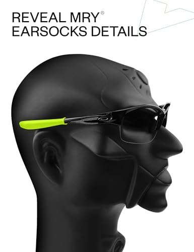 Almohadillas para Oakley Commit SQ gomas de recambio verde para evitar que se caigan las gafas 5