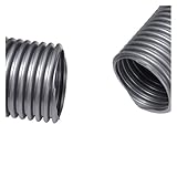 2X Industrial Vacuum Cleaner Thread Hose 50Mm,5M Long,Water Absorption Machine,Straws, Cleane