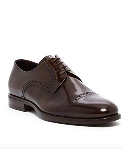 Armani Collezioni Men' Brown Testa Moro Cap Toe Derby Size 9