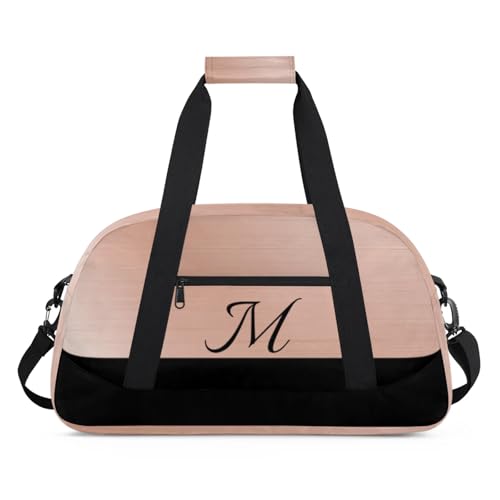 Kids Duffle Bag Personalized Gym Bag Overnight Bags, Ideal for Travel and Sports, Suitable for Men Women for Gym, Dance, Yoga, Durable Waterproof Sport Overnight Handbags Initial