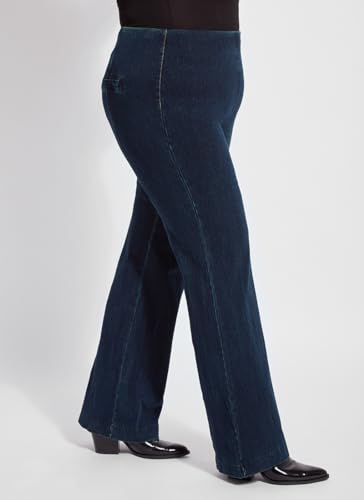 Lyssé Women's Plus Size Denim Trouser3