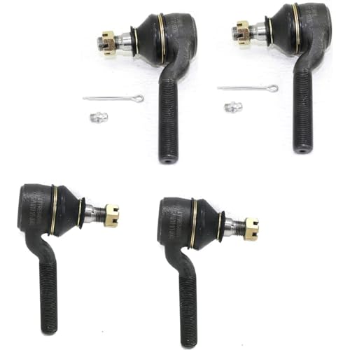 4 Tie Rod End Left and Right Front for Plymouth Caravelle 1978-1979 5.9L V8, for Dodge Magnum 1978-1979 5.2L V8
