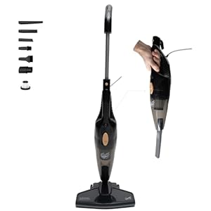 GuterWal S12 Staubsauger – 16 kPa Saugkraft, 1,  kg Leichtgewicht, 1, L Staubbehälter, 650W Motor, 5m Kabel – Hand- & Bodenstaubsauger für Teppiche, Hartböden & Tierhaare