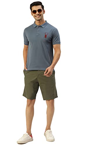 Image of CHKOKKO Men's Cotton Regular Fit Half Sleeves Polo T-Shirt