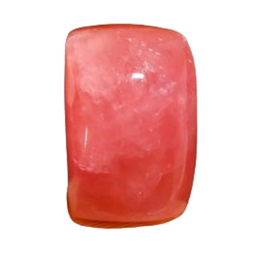 Rhodochrosite naturelle rectangulaire cabochon de 14x10x7mm pour fabrication bijoux DIY
