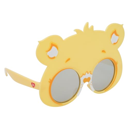 Sun-Staches Official Care Bears Sunglasses - Funshine Bear Yellow Costume Accessory - UV 400 - One Size Fits Most