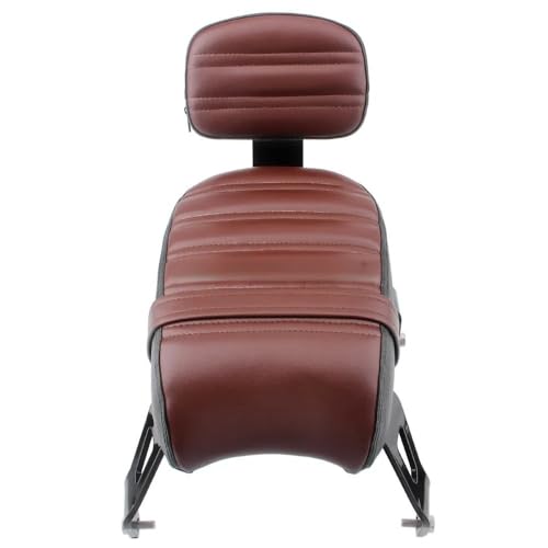 Dosseret passager moto marron pour s'évader en duo confortablement sur Scout Rogue