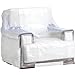 TopSoon 2Pack Heavy Duty Plastic Chair Cover,Furniture Living Room Chairs for Storage and Moving,Waterproof Dust-Proof Armchair Covers,Clear Couch Covers, 46-inch by 76-inch
