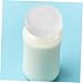 HAKIDZEL 10pcs Bottle Replacement Caps Milk Bottle Sealing Discs Travel-Friendly Plastic Lids for Breastfeeding Storage White