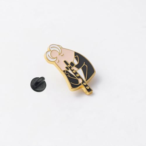 Image of Musical Enamel Pin Music Brooch Music Badge for Backpack Clothing Hat Decoration