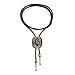 Jeilwiy Bolo Ties Western Cowboy Necktie Men's Bolo Ties Gold Western Cowboy Tie American Bolo Tie Accessories Cowboy Necklace for Women Men