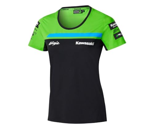 Kawasaki t-shirt WSBK femme idéal pour vibrer dans les tribunes du circuit de Magny-Cours