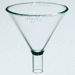 Funnel, Short stem, Glass - 125 mm. [ 1 Ea.]