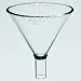 Funnel, Short stem, Glass - 125 mm. [ 1 Ea.]