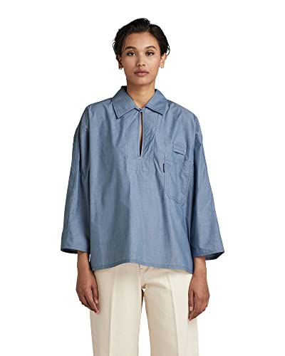 Polos | G-Star Raw Bowling Poloshirt , Camisas Para Mujer, Azul Lt Cloud D21888-C894-0024 , L