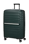Samsonite Neo Flux - Spinner L, Valigia espandibile, 75 cm, 109/121 L, Verde giungla (Jungle Green)