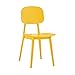 Totò Piccinni Sedia Firenze Moderna in Polipropilene di Design Top Robustissima P50xL48xH82 (Giallo, 1)