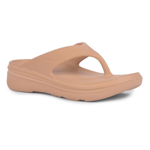 Image of Wavvy Lightweight EVA Non-Slip Slippers, Thick Sole Comfort Slides for Women, Soft Multipurpose Slippers