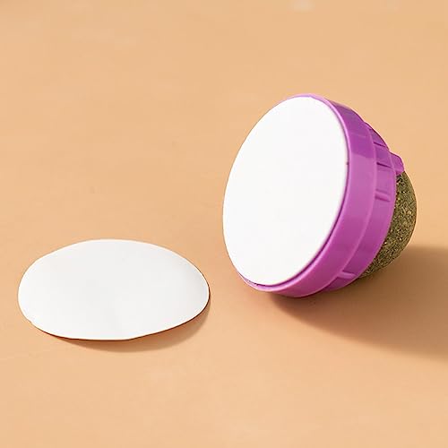 Tumotsit Wand Katzenminze, essbares Bio-Spielzeug für Kätzchen, Kauspielzeug mit Kugel, Katzenminze, Wand, Leckbälle für Katzenminze