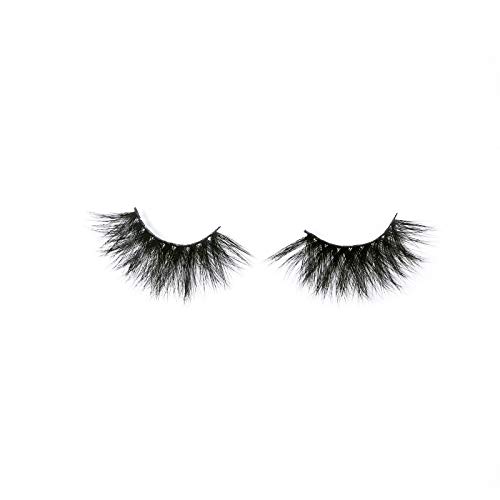 URTIARUS Mink Eyelashes False Lashes 3D Dramatic Style 23mm Handmade Crossed Cluster Reusable Fluffy Soft Fake Eyelashes SInglepack