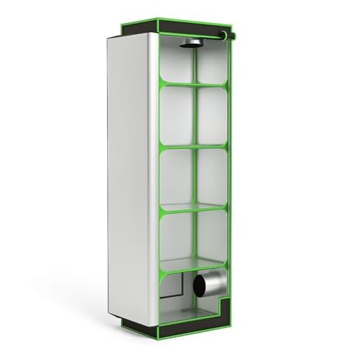 Weedness Dark Box Grow-Box für Indoor-Zucht 60x40x200 cm Propagator - Zuchtzelt Growschrank Growzelt Zuchtbox Gewächszelt Homebox lichtdicht