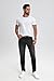 TEGIAS Men's Skinny Slim Fit Stretch Comfy Fashion Denim Jeans Pants，black30L 34