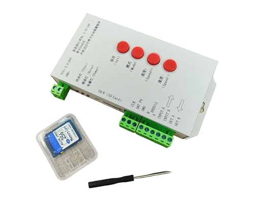 Image of LED Pixel Light Kit, 1000 Led Lights with T1000s Controller and 2 Power Supply, Digital Addressable (Pack of Full Setup)