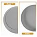 Alipis Senior Dining Plate with Suction Base Spillproof Scoop Plate Unbreakable Self-Feeding Dinnerware for Disabled Adults and Elderly Microwave and Dishwasher Safe 7.87In