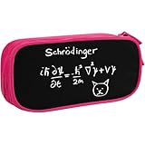 シュレディンガーの猫 方程式 筆箱 シンプル ペンケース おしゃれ 大容量 二階建て 多機能 かわいい 男の子 女の子 小学生 中学生 高校生 人気 プレゼント Blue WD299G