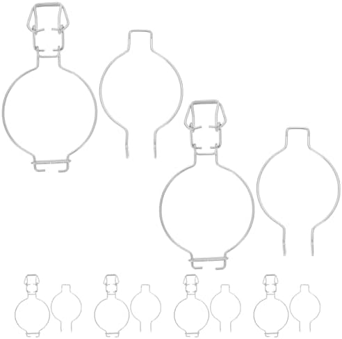 NUOBESTY 6 adet tel kilit, paslanmaz çelik, büyük kavanozlar ve kavanozlar için, hava geçirmez kilit klipsleri, saklama kabı ve mutfak saklama için - Görsel 1