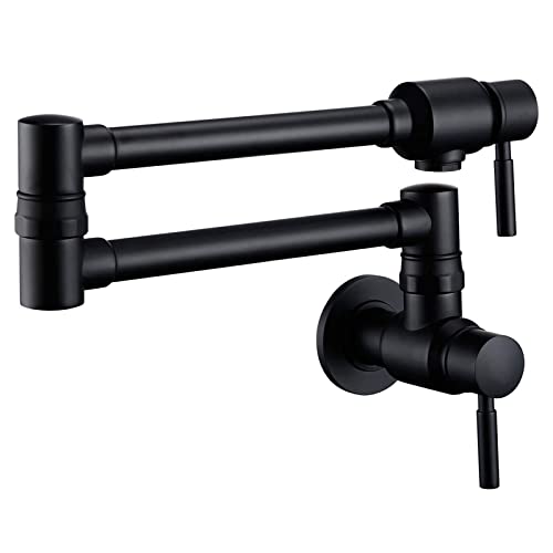 Robinet de remplissage de casserole haut de gamme noir mat eau froide
