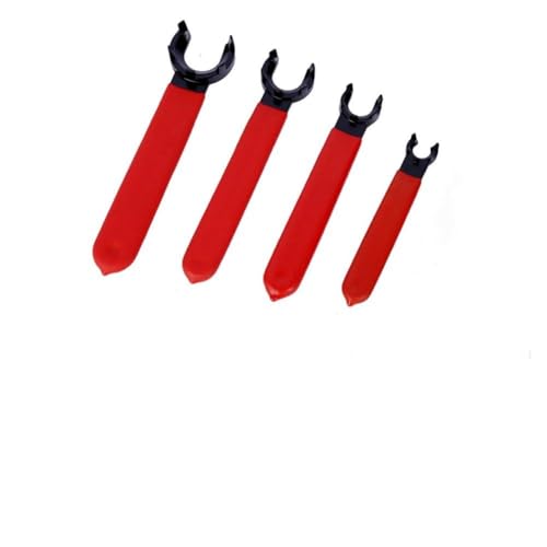 Image of WheatThrive ER Collet Wrench, ER11 ER16 ER20 ER25 Spanner, Electrophoretic Anti-Slip Handle, for CNC Milling Lathe Tool Holder, 4 Pack