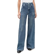rag & bone Womens Rb Miramar Terry Sofie Full Length Jeans