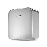 AIKE IKE AK2800C Heavy Duty Automatic Commercial Hand Dryer 110V 1400W, Brushed Stainless Steel