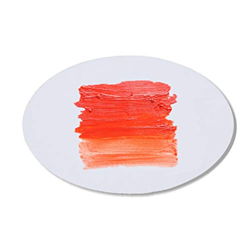 Exceart 5Pcs Oval Canvas Panel Boards Stretched Artist Canvas Boards For Acrylic Painting Oil Pouring Drawing Home Decorations 20X30Cm #TOP4