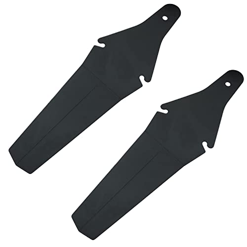 ZYAMY 2pcs Folding Road Fenders Bike Bicycle Cycling Tire Rear Fenders for Bike Accessories 33 x 10cm Black