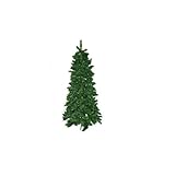  Árbol de Navidad verde abeto Slim 180 cm adornos navideños